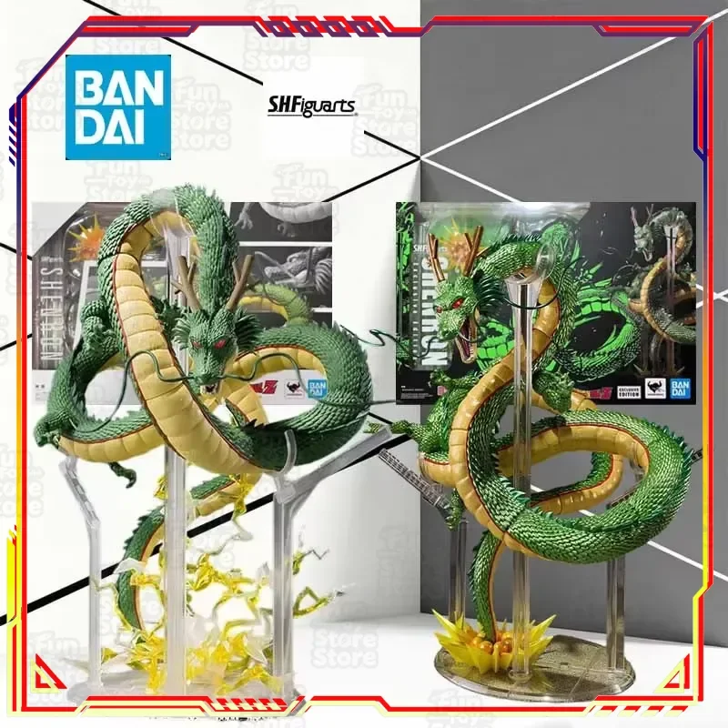 Коллекционная фигурка Bandai S.H.Figuarts Dragon Ball Z Шенрон, официальная лицензионная модель с аутентичной детализацией