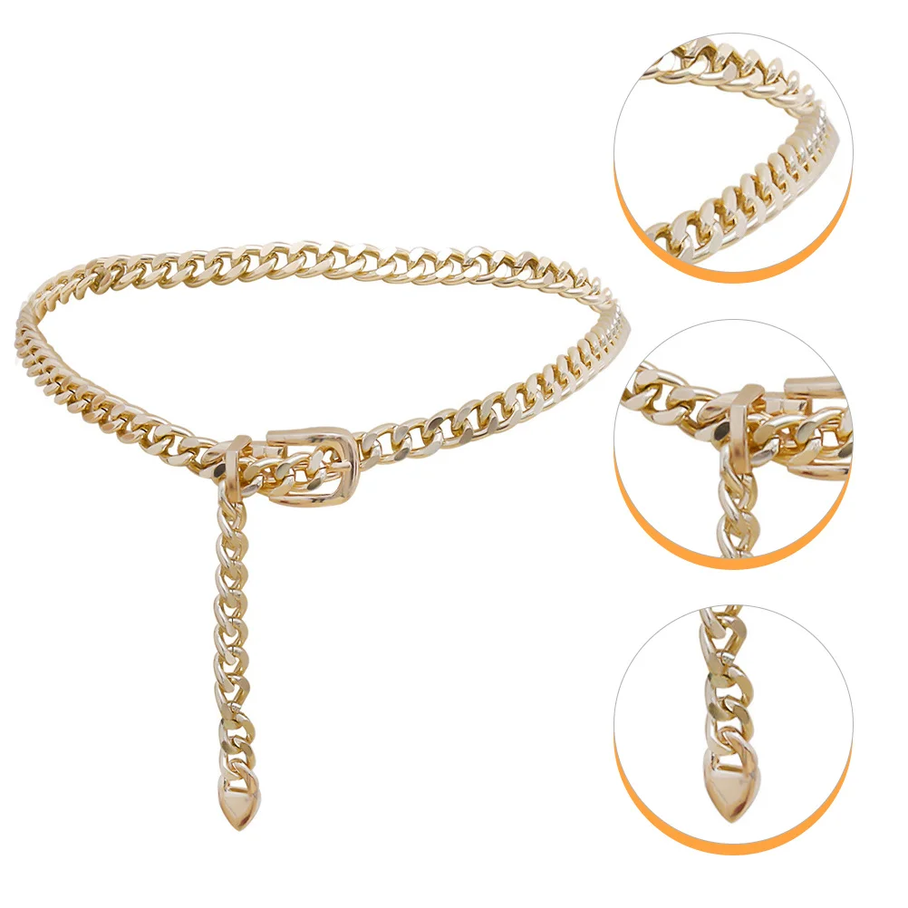 

Fashion Waist Chain Belt Durable Rustproof Jeans Chain for Women Pants Chains Stylish Accessories Pants Chains