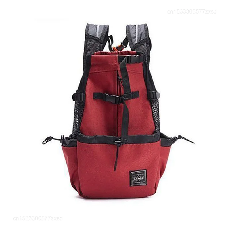 Dog Carrier Pet Shoulder Traveler Backpack Dog Outcrop Bags Ventilation Breathable Washable Outdoor Bicycle Hiking Backpack Bag