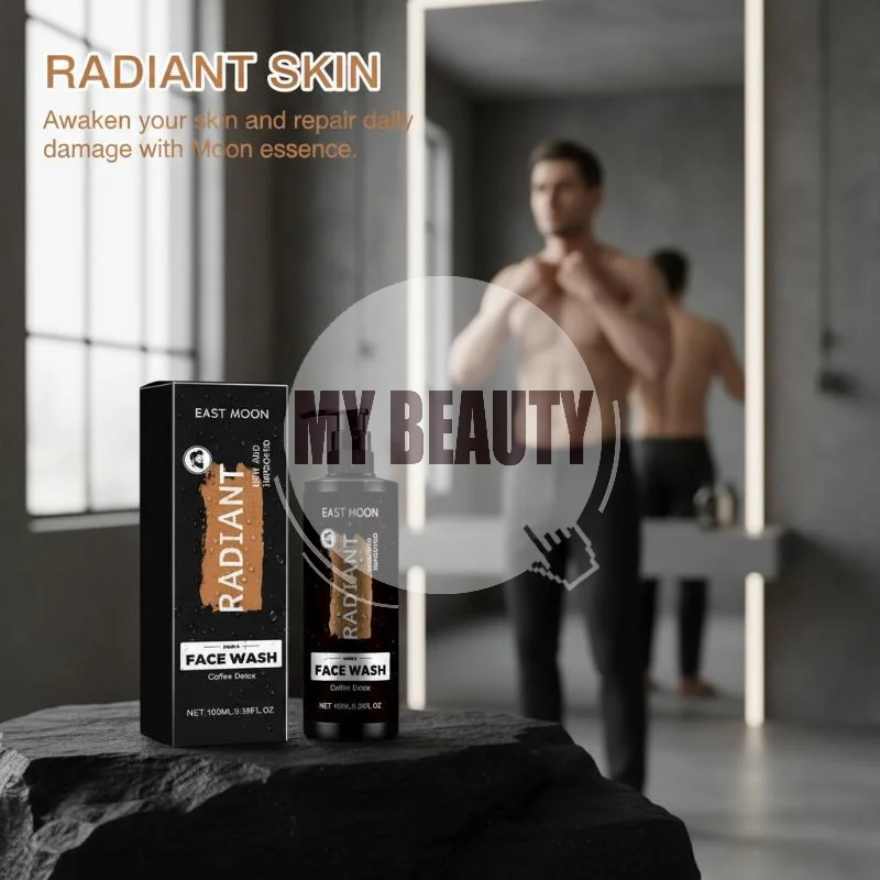 Mens Face Wash Deep Cleansing Oil Control Whitening Brightening Exfoliating Daily Use For Dullness Pore Minimizing Moisturizing