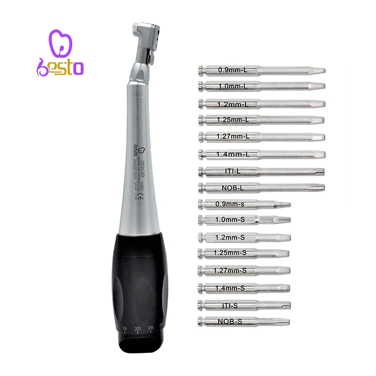 den tal Universal im plant Torque Wrench Surgical Handpiece 5-35N.CM im plant 16Screwdrivers for Teeth Prosthetic den tal equipm