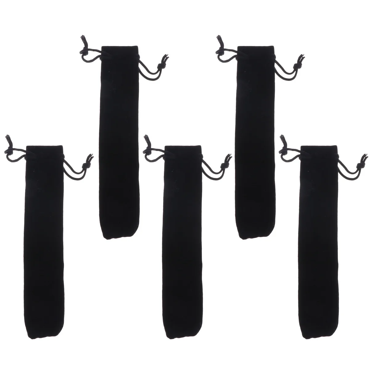 

Soft Suede Pen and Pencil Case Drawstring Pouch Storage Bag for Students Portable Stationery Organizer Pen Sleeve