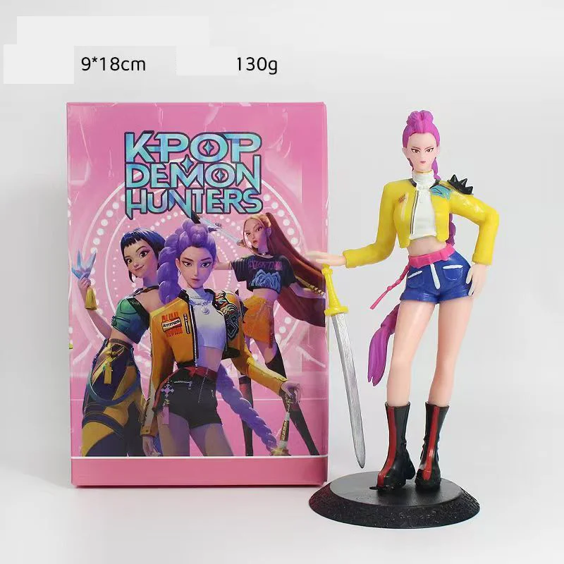 NewFigure с коробкой, 3 шт., модель охотников на демонов, игрушка, мультяшная игровая периферия, украшение для стола, коллекция фигурок, модель игрушки для Ki