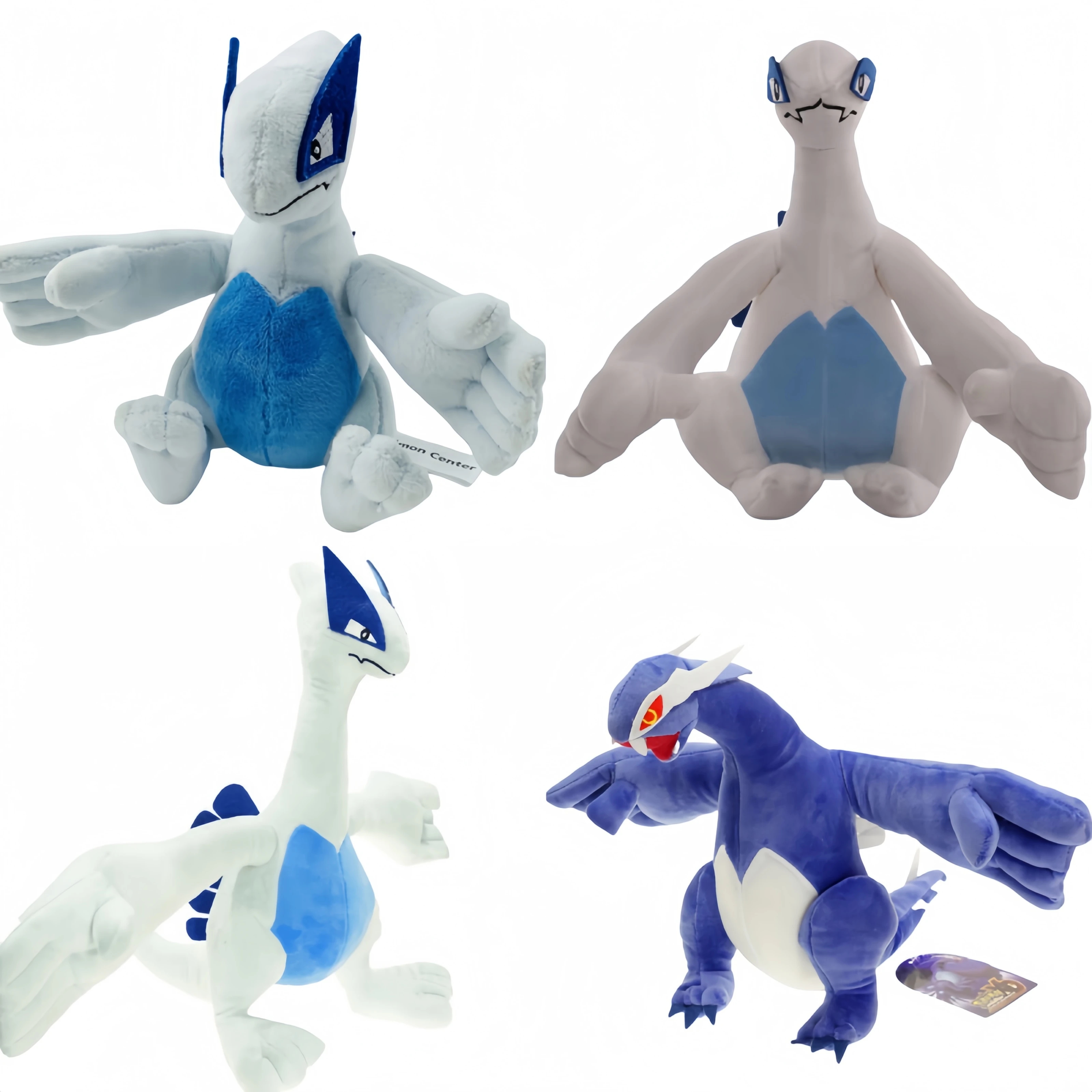 Pokemon Pikachu Lugia Plush Toy Many Forms Lugia Series Peluche Lugia Anime Kawaii Plushies Toys Hobbies Kid Gifts