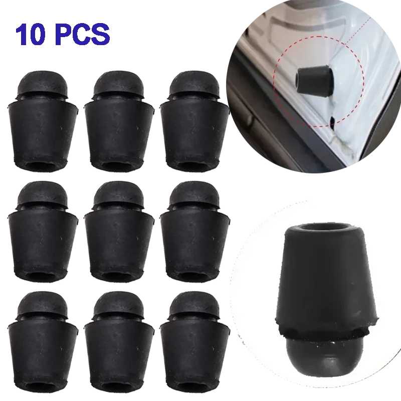 10pcs Car Door Rubber Buffer Blocks Pads Anti-collision Gasket Door Shock Absorbing Dampers For Kia Hyundai Car Accessories