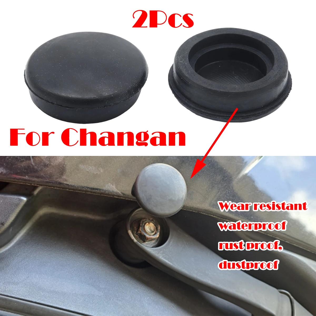 

For Changan UNI-T uni-v Alsvin CS35 Plus CS55 Front Windshield Window Wiper Blade Arm Rocker Bolt Rubber Cap Cover Replacement