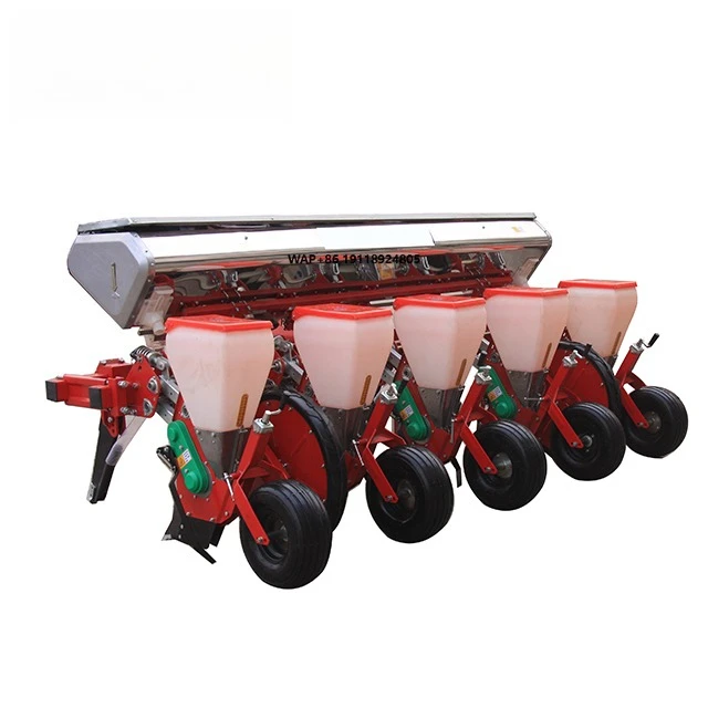 Farm Seeder 2-6 Rows Pneumatic Corn Seeder Maize Planter with Fertilize Box Corn Planter Machine Seeder