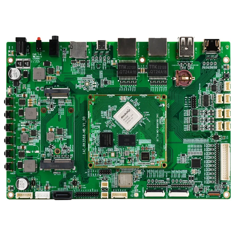 RK3568 Cortex-A55 Quad Core Eval Board EVK For BMS BAUS Solution Use