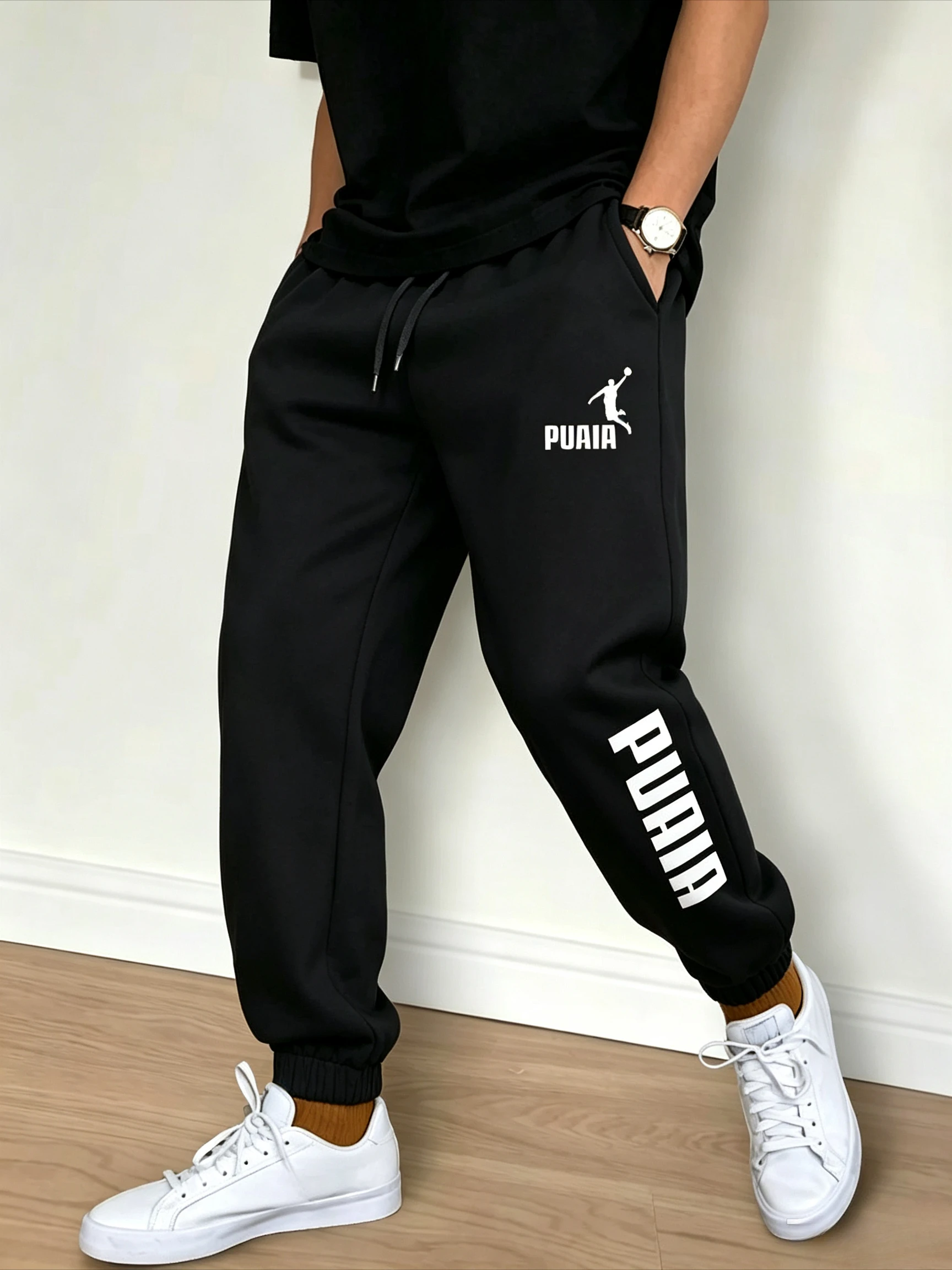 Men's Women's Casual Sweatpants, Drawstring Waist Sports Trousers With Pockets, Comfortable Fashion Daily Wear Joggers