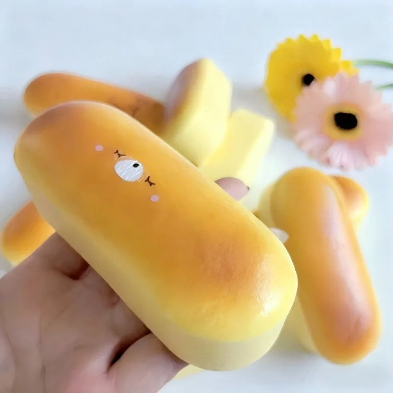 ของเล่นขนมปังแท่งนมจำลองแบบสควิชชี่ - ของเล่นบีบคลายเครียดสุดนุ่มสำหรับผ่อนคลายความเครียดและความวิตกกังวล |   ของขวัญสำหรับเด็กและผู้ใหญ่