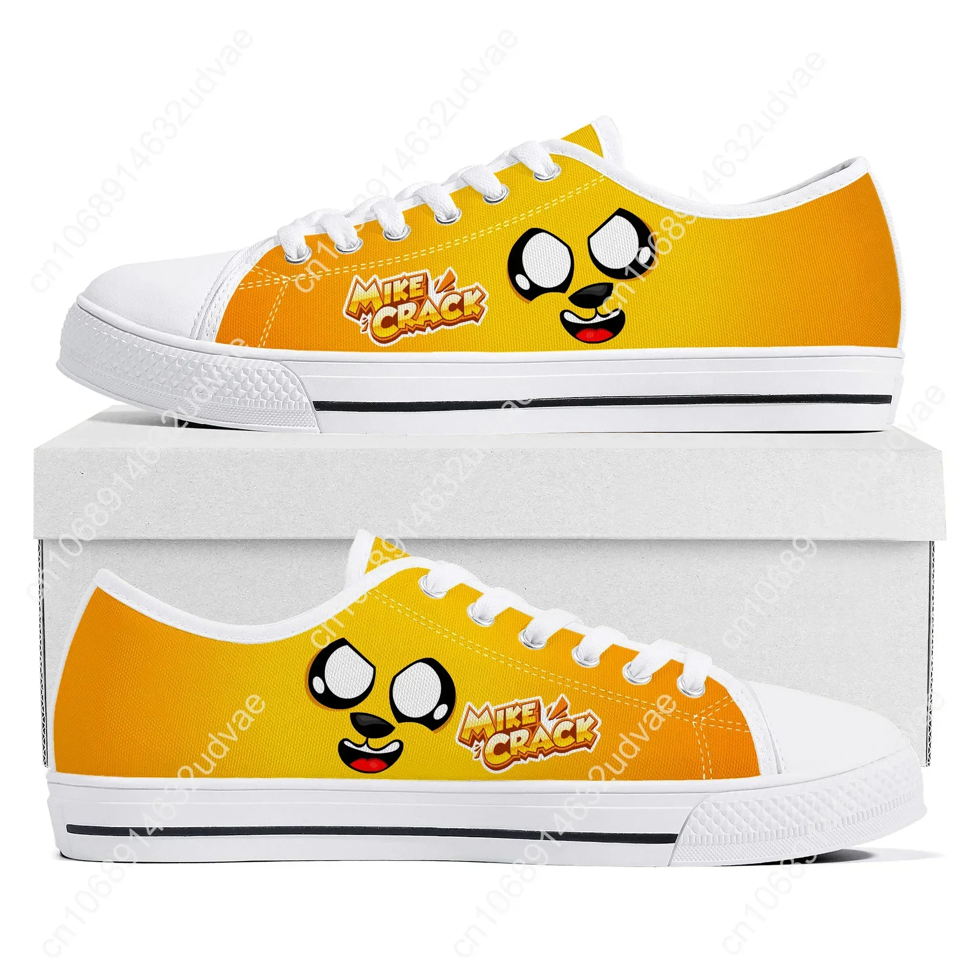 Mikecracks Low Top Sneakers Mens Womens Teenager High Quality Canvas Sneaker 3D Print Casual Couple Shoes Personalized Shoe