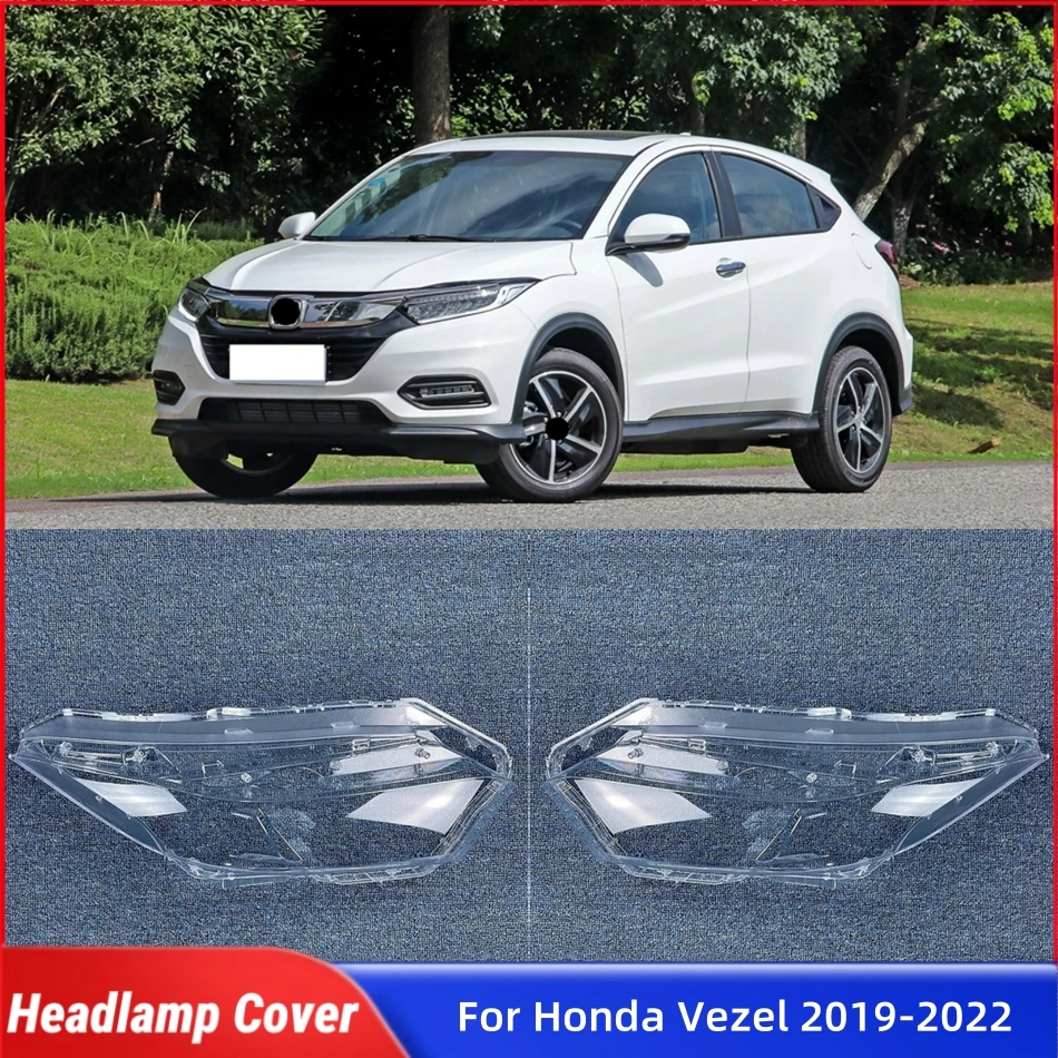 

Для Honda Vezel 2019 2020 2021 2022, аксессуары, автомобильный абажур, крышка, передняя фара автомобиля, крышка объектива, оболочка
