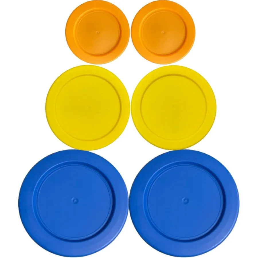 

2 4 7 Cup Replacement Lids Covers for Pyrex Anchor Hocking KlareWare Storage Bowls Lids Only Glass Container Not Included 6 Pac