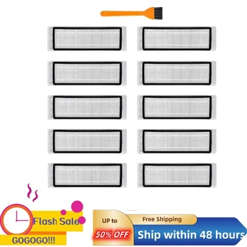 Filtro hepa lavável para xiaomi roborock 1s s5 s50 s51 s55 s6 s60 s61 s5 max s6 puro s6 maxv rolo principal escova pano mop