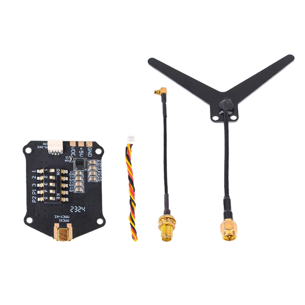 For 1.2G 800mW VTX Switchable NTSC or PAL FPV Transmitter Module for RC FPV Long Range Airplane Drone