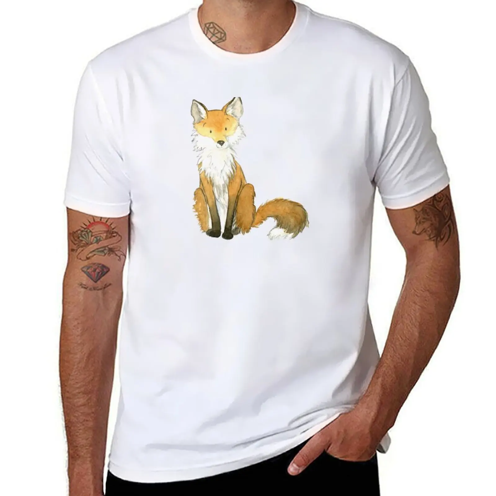 

Fox T-Shirt t shirt man casual man t shirt luxury T-Shirt