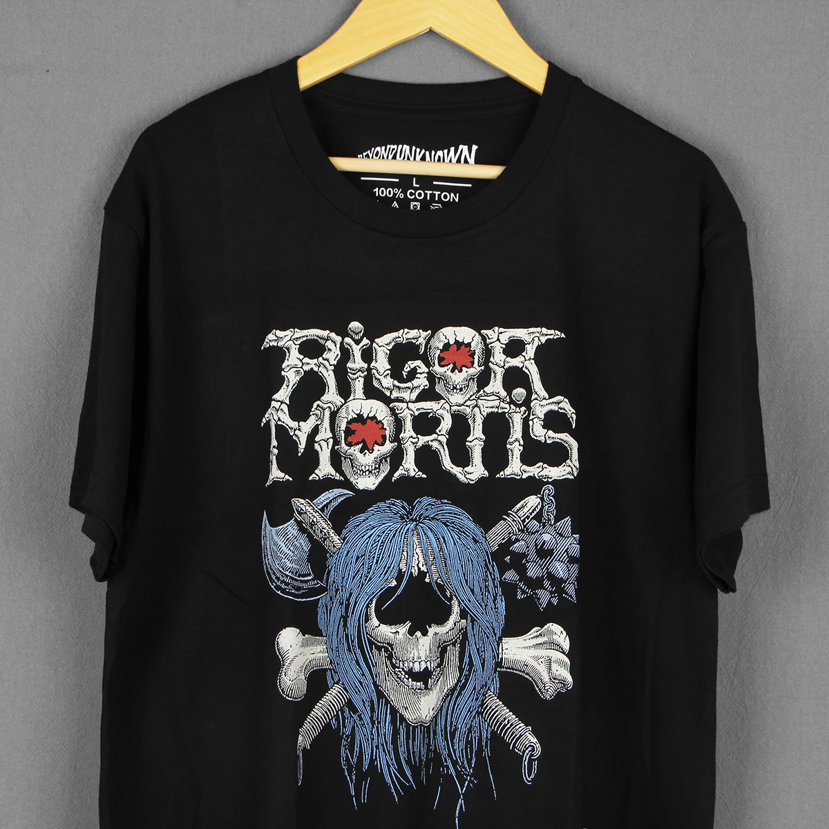 Rigor Mortis T-Shirt Thrash Death Metal Pestilence Sepultura Onslaught Sadus Men's Clothing Short Sleeve Cotton Shirt