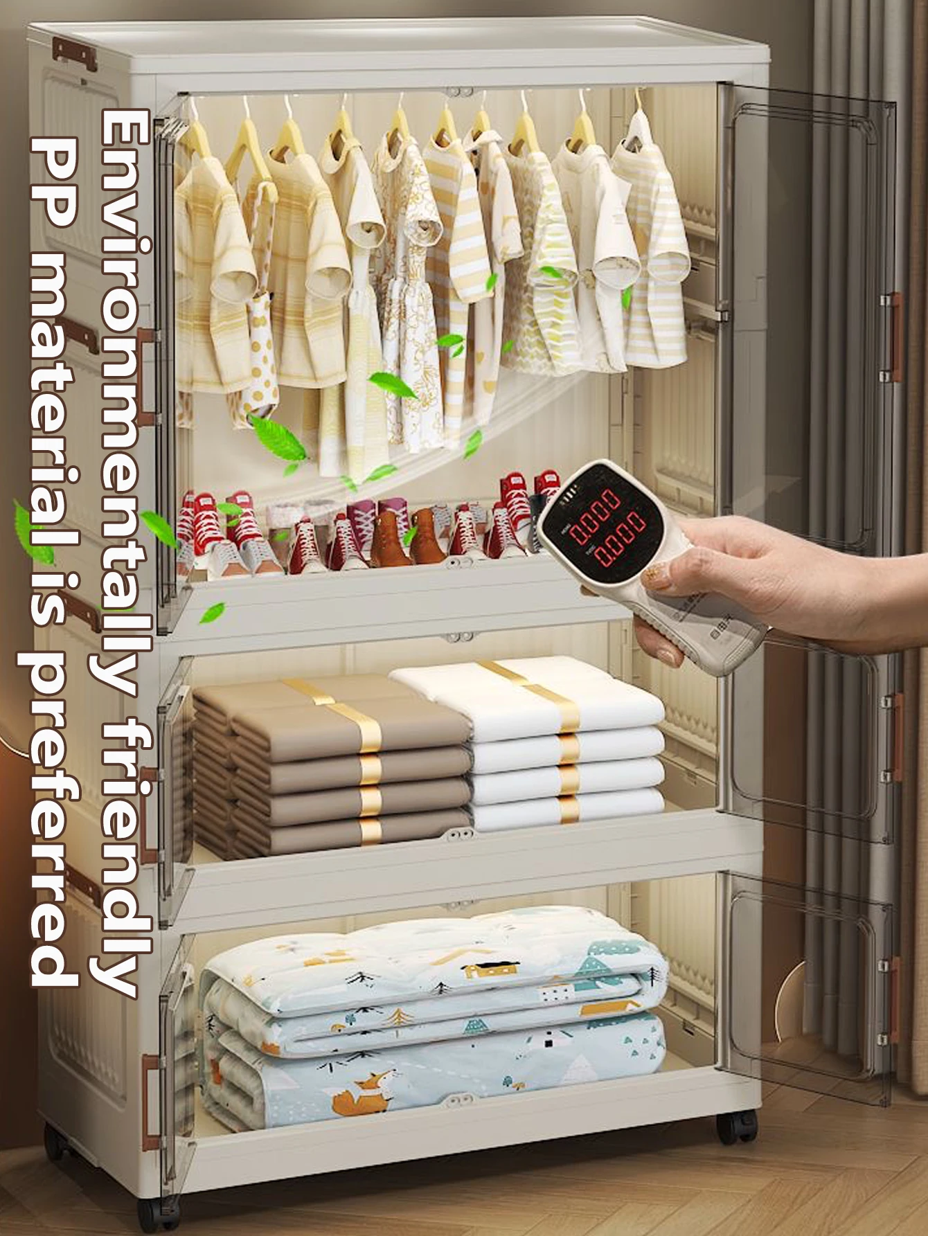 Opvouwbare opbergkast Eenvoudi - Baby Clothing Cupboard recensie en prijs