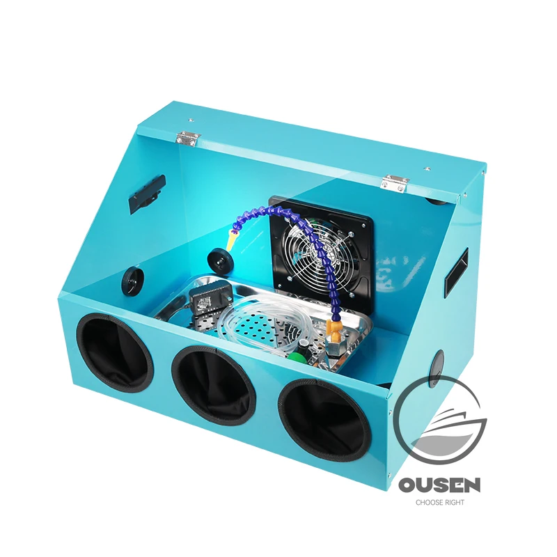 Moagem à prova de poeira caixa de metal de uma peça máquina de polimento de gravura moedor wen jogar máquina de dente caixa de moagem bancada capa