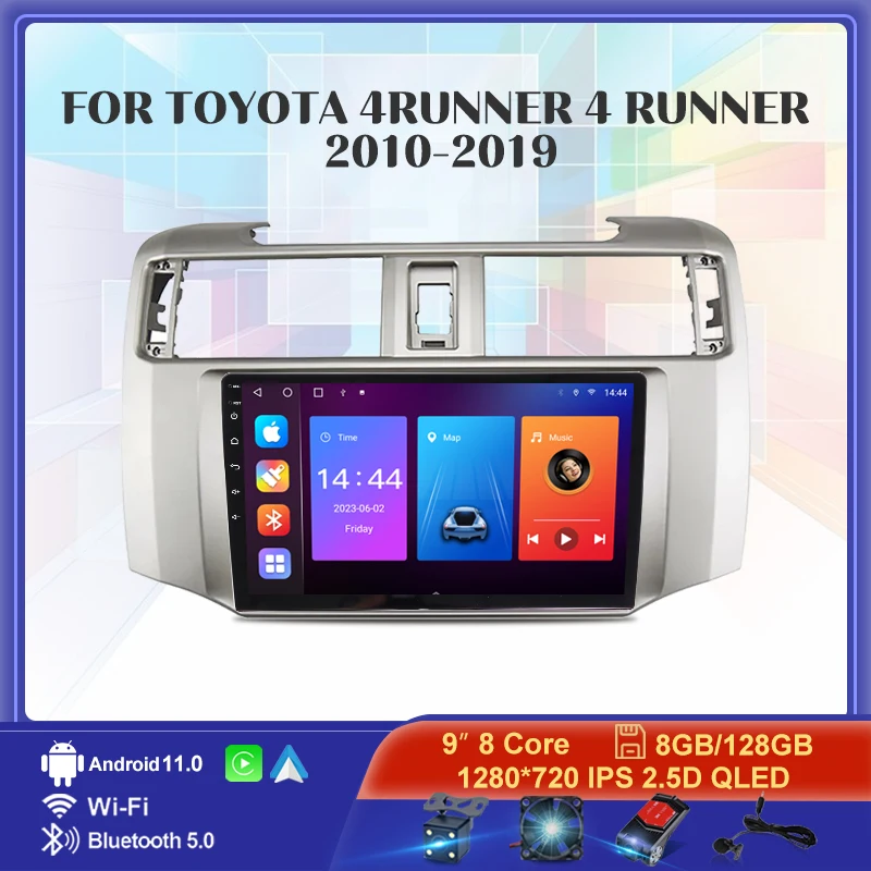 

Android 11 Auto Radio For Toyota 4Runner 4 Runner 2010 - 2019 Stereo Carplay Auto GPS Navigation System 2 din DSP DVD IPS 8+128G