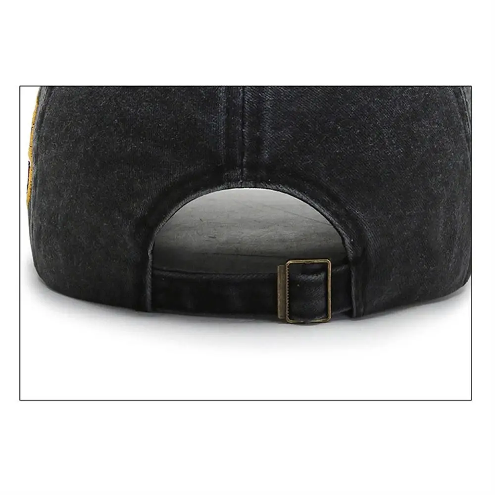 

Fashion Embroidery Letter Baseball Cap Snapback Vintage Hip Hop Hat Washed Retro Trucker Hat Unisex