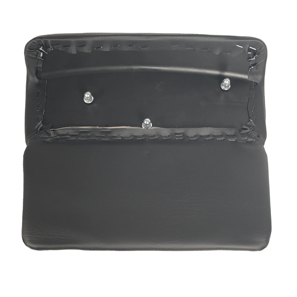 Motorcycle Black Diamond Razor Tour Pak Pad Rear Passenger Backrest Suitable For Harley Touring 2014-2024 - Image 4