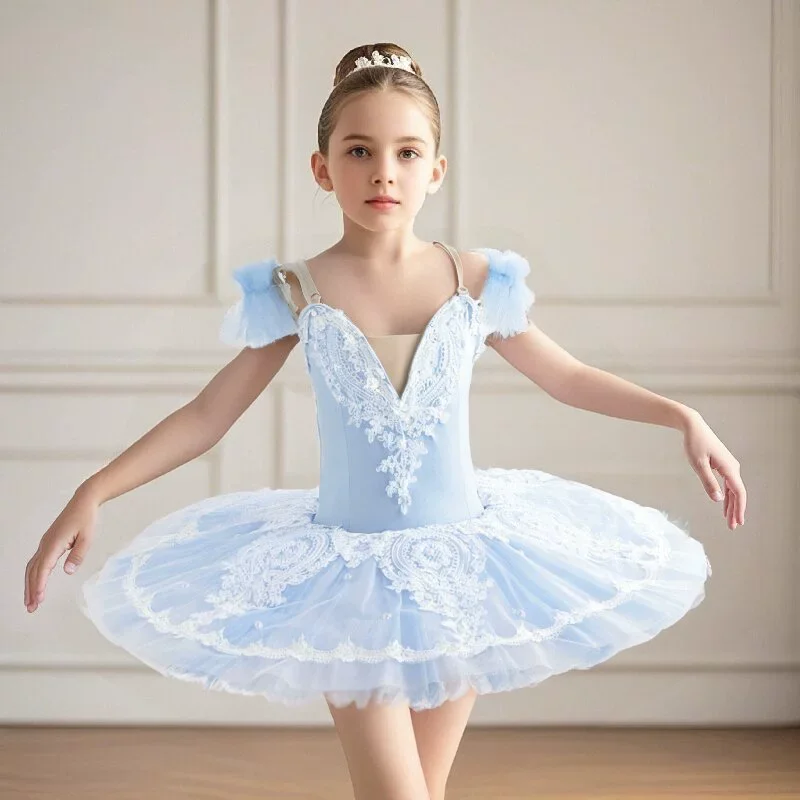 Professional Ballet Tutu Children Children Girls Adult acrobatic dance Pancake tutu Multi-colored classical ballet costume