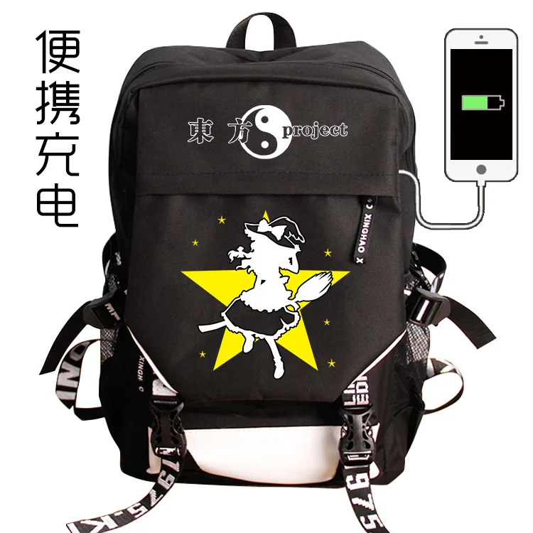 Touhou Project Student Backpack Anime School Bag Japanese College Style JK Uniform Bag