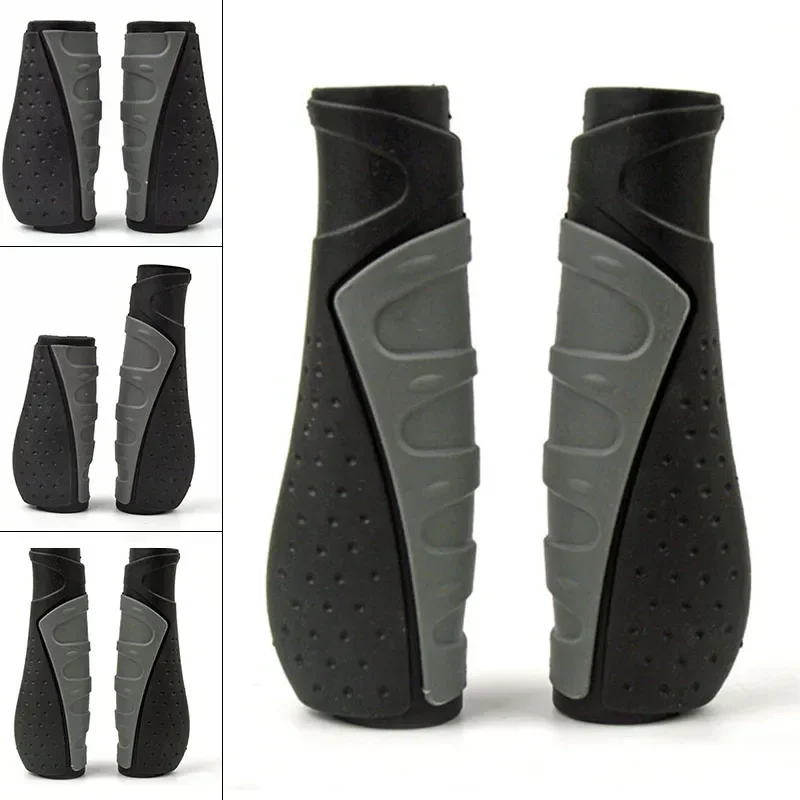 1 Pair MTB Bicycle Folding Bike Handlebar Grip Long / Short Shift Handle Grips For 22.2mm Hole Diameter Handlebar