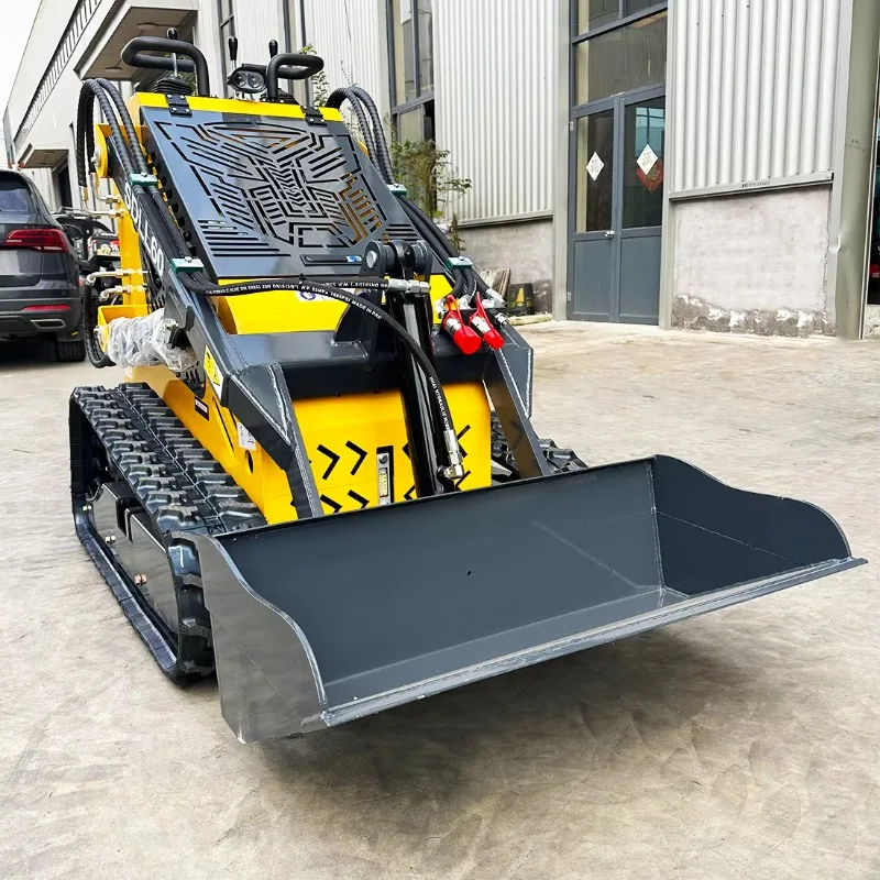 Customized Factory Price Mini Skid Steer Loader 8.5Kw Tracked Compact Euro5 Engine High Efficiency For Trenching