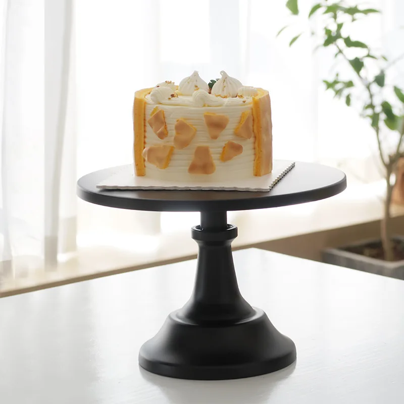 Elegant European Style Dessert Display Stand Cake Plate Wedding Decoration Tea Time Pastries High Leg Base Ornament Tray