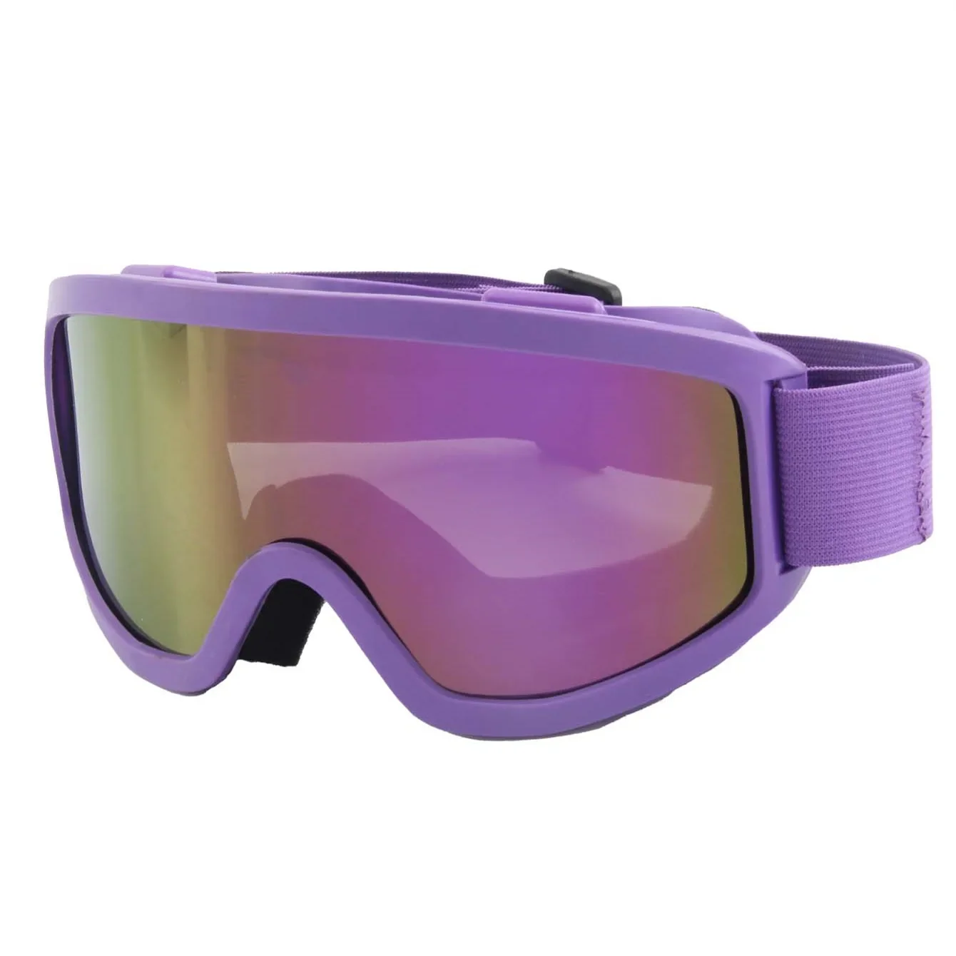 

Large Frame Ski Goggles With Colored Lenses And Sponge Anti-collision Anti-glare Lenses Outdoor Sports Snowboarding And Snowboar