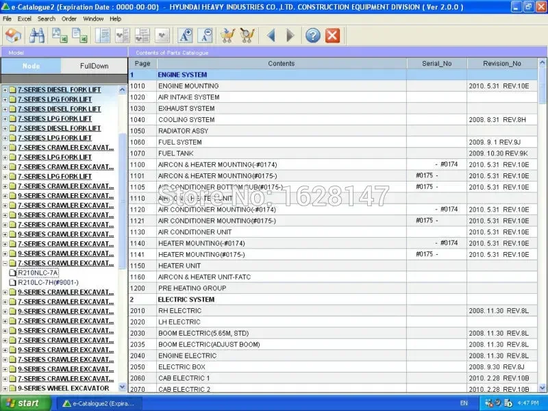 SpecDiag Robex 2017- ALL Models Electronic Spare Parts Catalogs for HYUNDAI