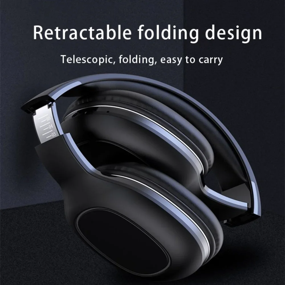 Super Cheap Bluetooth Headphones Wireless Earphone Foldable Headset with Microphone Support TF Card Playback,for Smart Phones PC