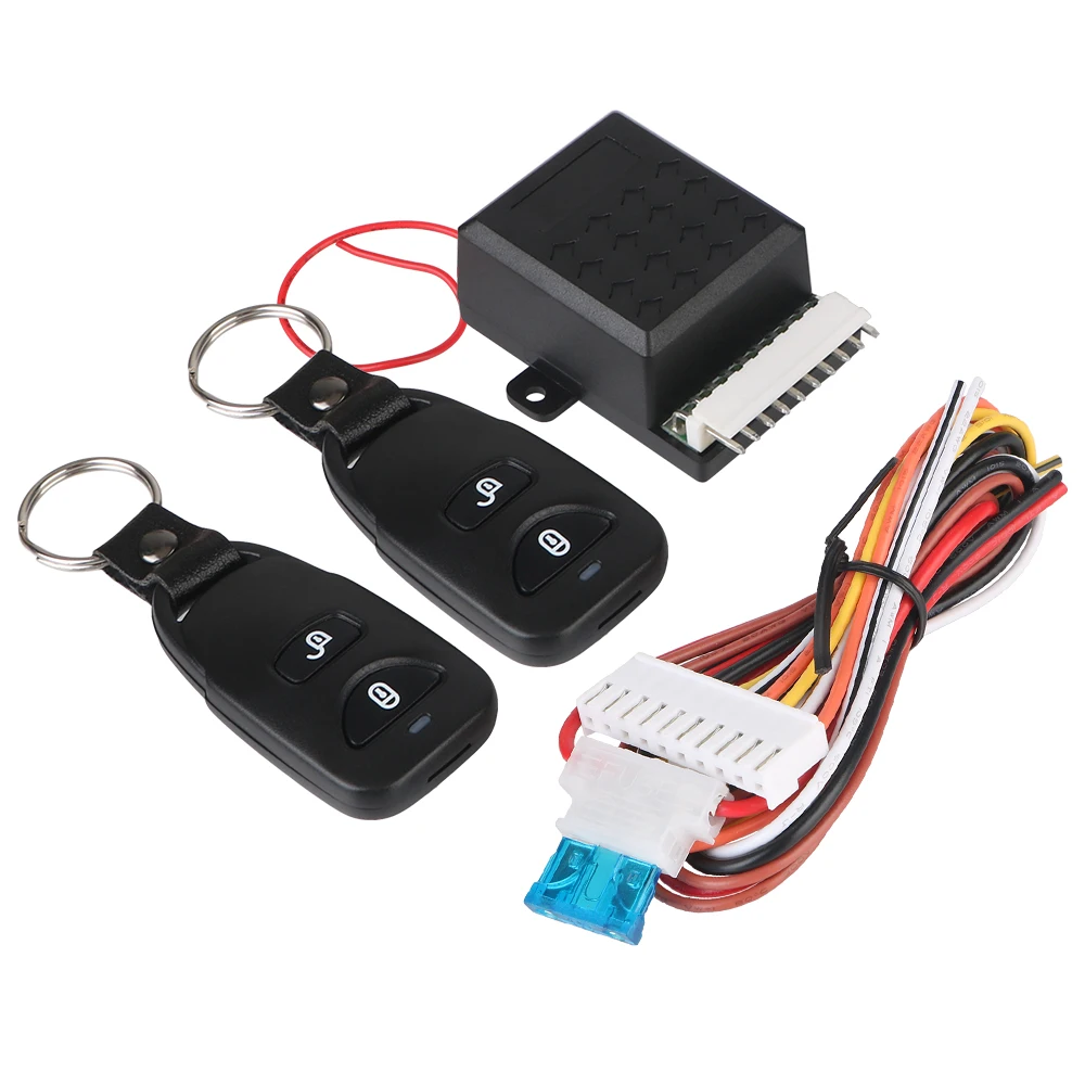 Car Remote Central Door Lock Keyless System Auto Remote Central Kit 12V Remote Control Car Door Window Truck Master Lifter