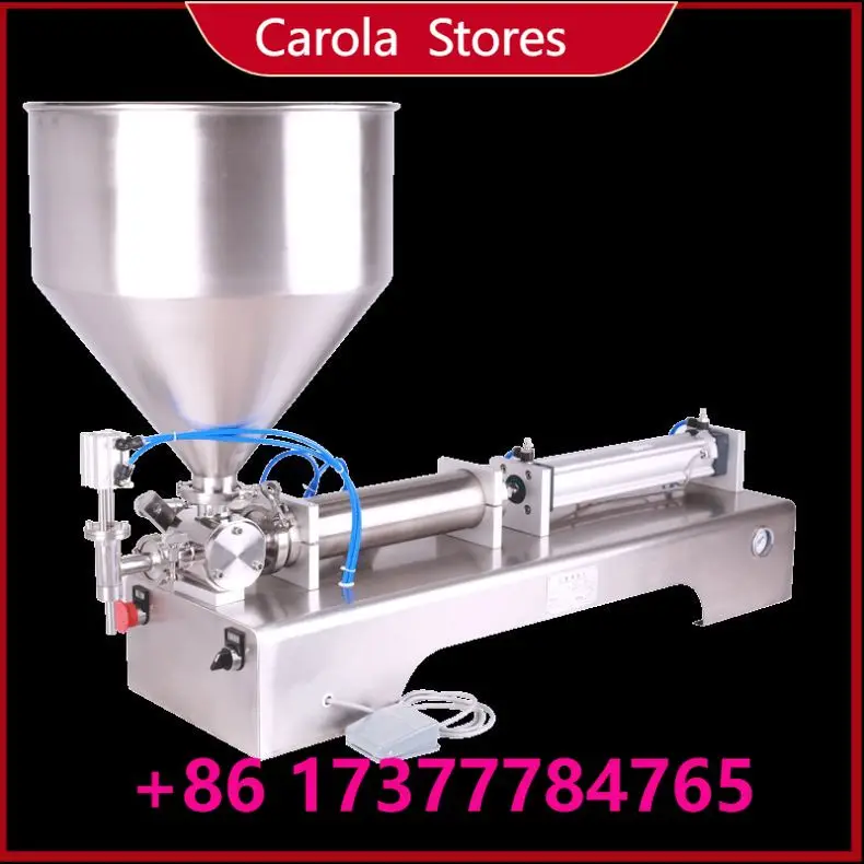 Semi Automatic Piston Filling Machine, Liquid & Paste Filler for Ice Cream, Honey, Juice, Soft Drink, Tomato Sauce & Various