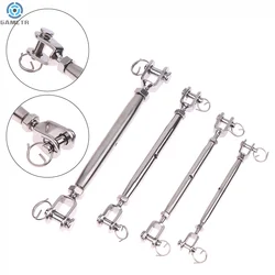 1Pc European Closed Body Swage Turnbuckle Stainless Steel 316 M5 M6 M8 Heavy Duty Stainless Turn buckle