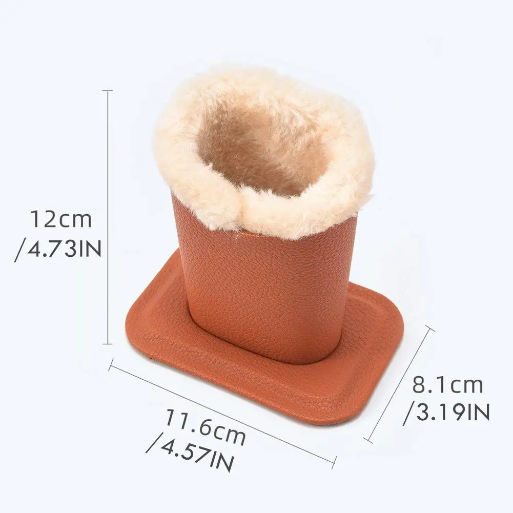 إطار نظارة حديث من جلد البولي يوريثان مبطن بالقطيفة وغطاء واقي، مناسب للمكاتب المكتبية أو الطاولات بجانب السرير