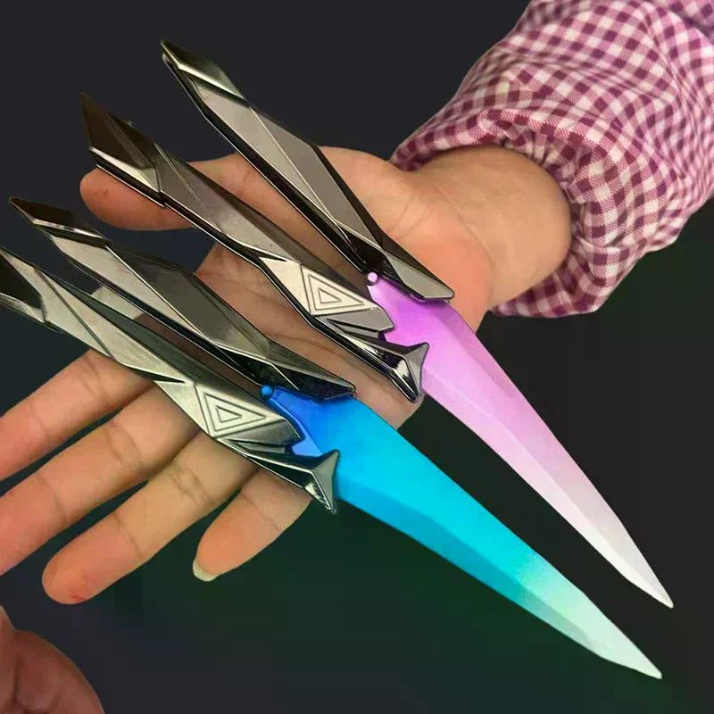 Shooter Foldable Butterfly Blade 3D Engraved Collectible Portable Melee Gear For Cosplay/Gaming Accesso Tactical