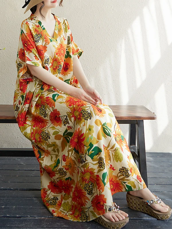 

V-Ne Длинная Свободная пляжная юбка из хлопка Лето Vaion Sle Свободная посадка Макси Dr Легкая удобная женская юбка больших размеров