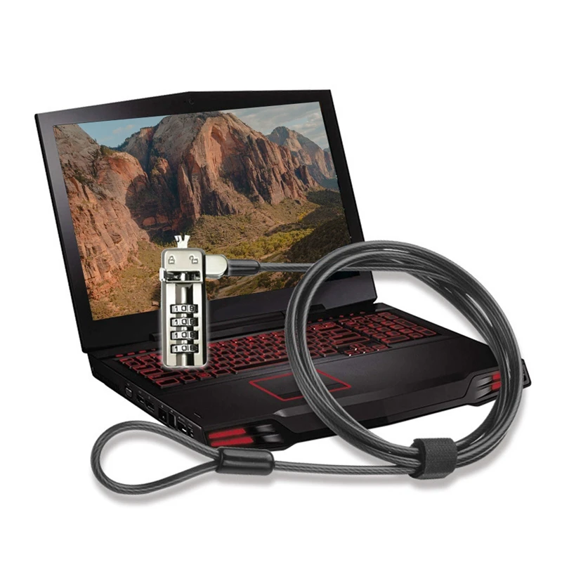 【CALIENTE】 10X Laptop Lock 7000 3X5mm Pequeno Keyhole Computador Bloqueio Anti-Roubo Adequado para DELL Alien Spirit Mais Queima