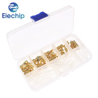 120PCS Assorted Kit of Insulated Male and Female Wire Connectors - 2.8/4.8/6.3mm Electrical Crimp Terminals Spade Connectors