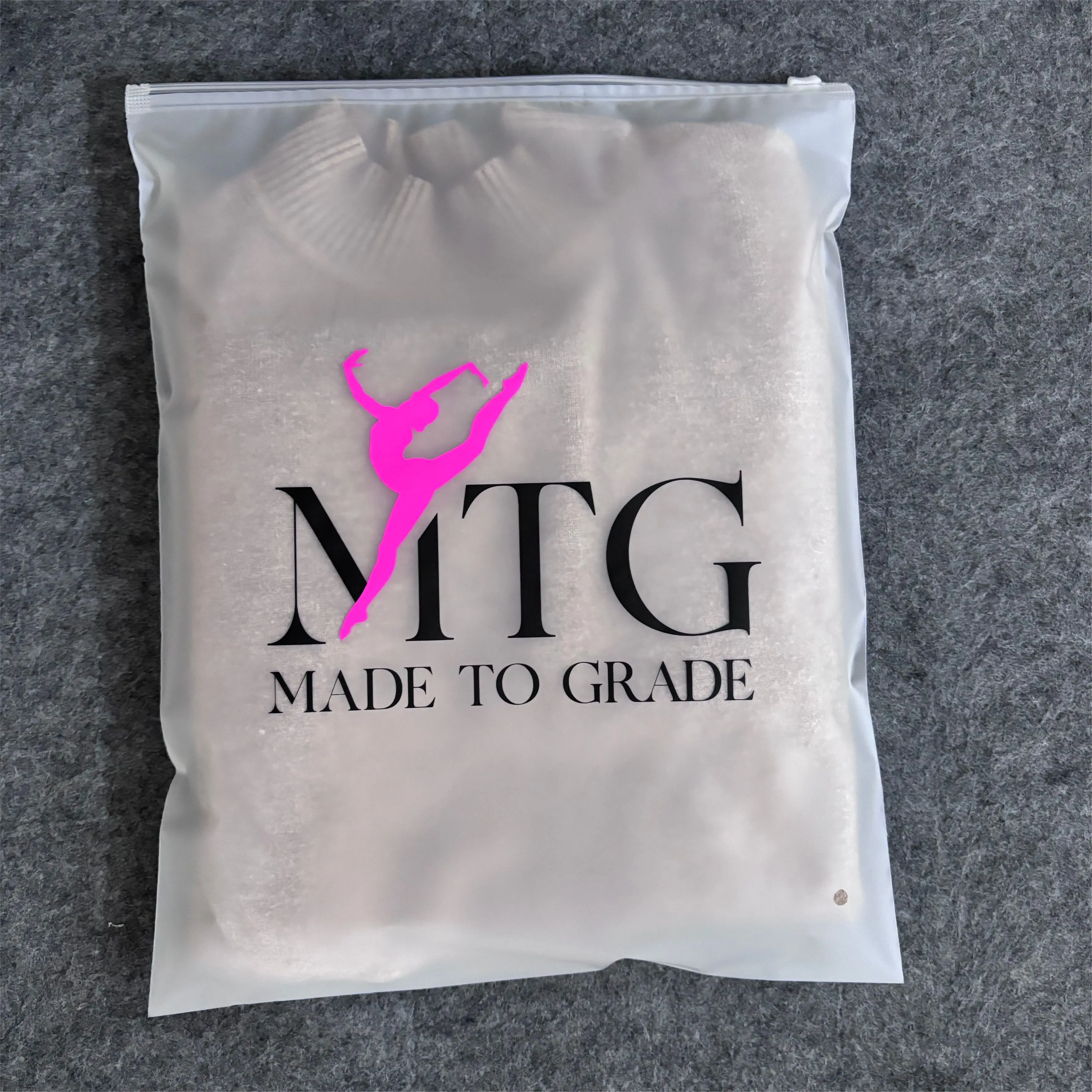 

Custom Logo Zip Lock Plastic Underwear Zipper Bikini Swimming Frosted Clothes Packaging Bag