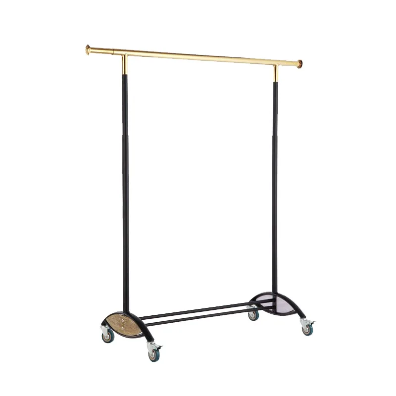

Mobile floor-to-ceiling display rack Hangable hanger Coat rack Bedroom hanger with wheels, storage rack