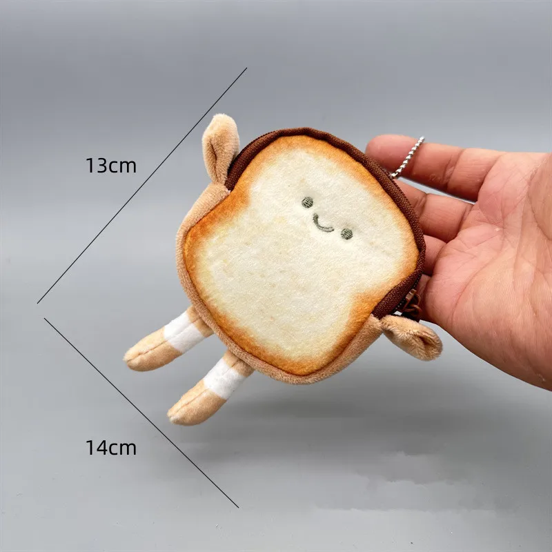 Capybara-Plüsch-Geldbörse, Stoff-Aufbewahrungstasche im minimalistischen Stil, ohne Druckkante, bezaubernder Rucksack-Anhänger für Kopfhörer und Datenkabel – Detail 9