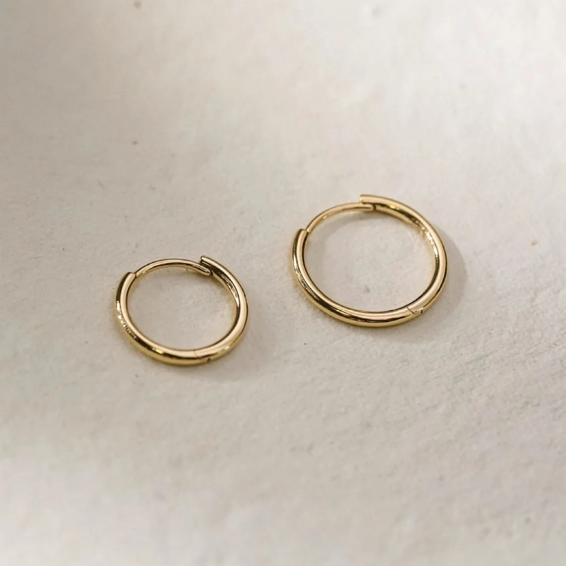 Pendientes de aro de 100% Plata de Ley 925 para mujer, joyería fina chapada en oro de 18K, nueva moda