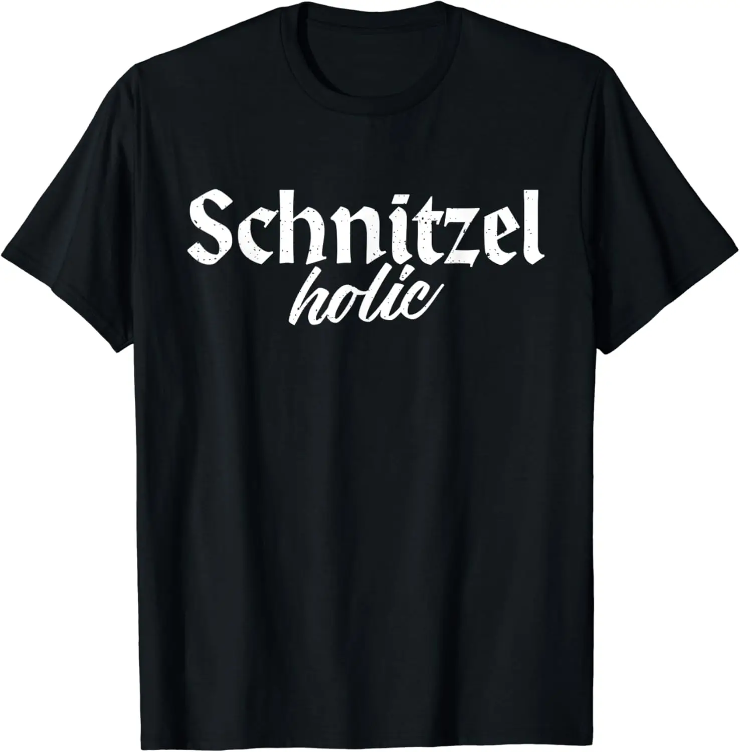 Schnitzel Holic Funny German Schnitzel T-Shirt Creative Short Sleeve Round Collar Tee Shirt