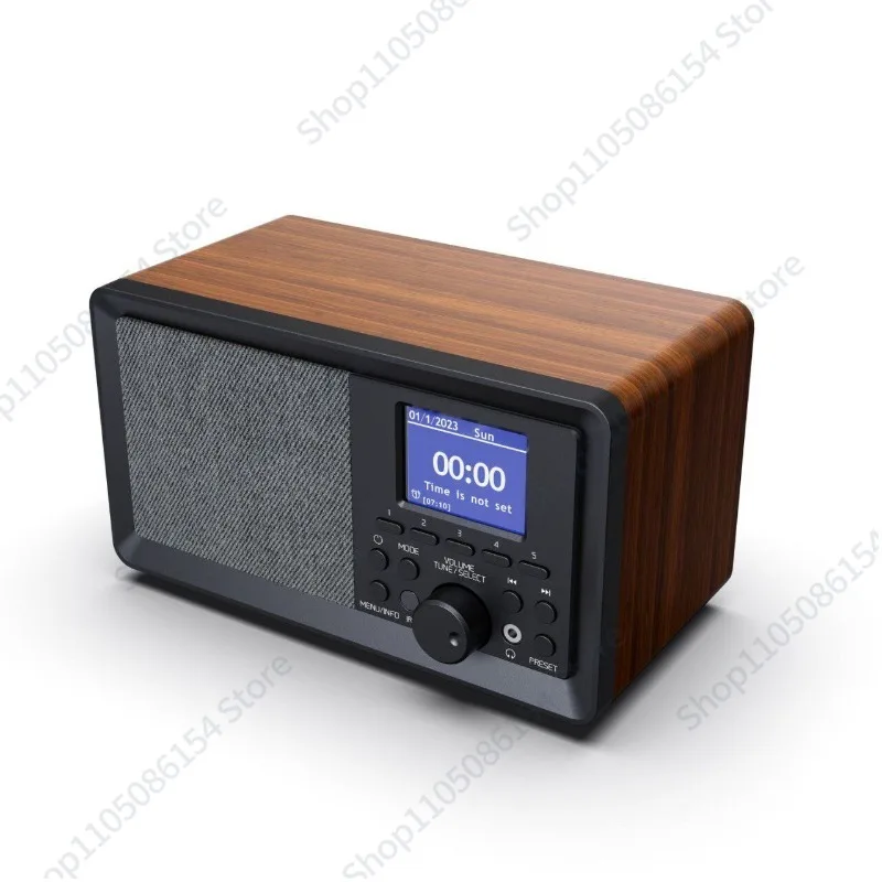 

Retro Multifunctional Solid Wood Bluetooth Speaker Broadcast Full Channel Band Radio