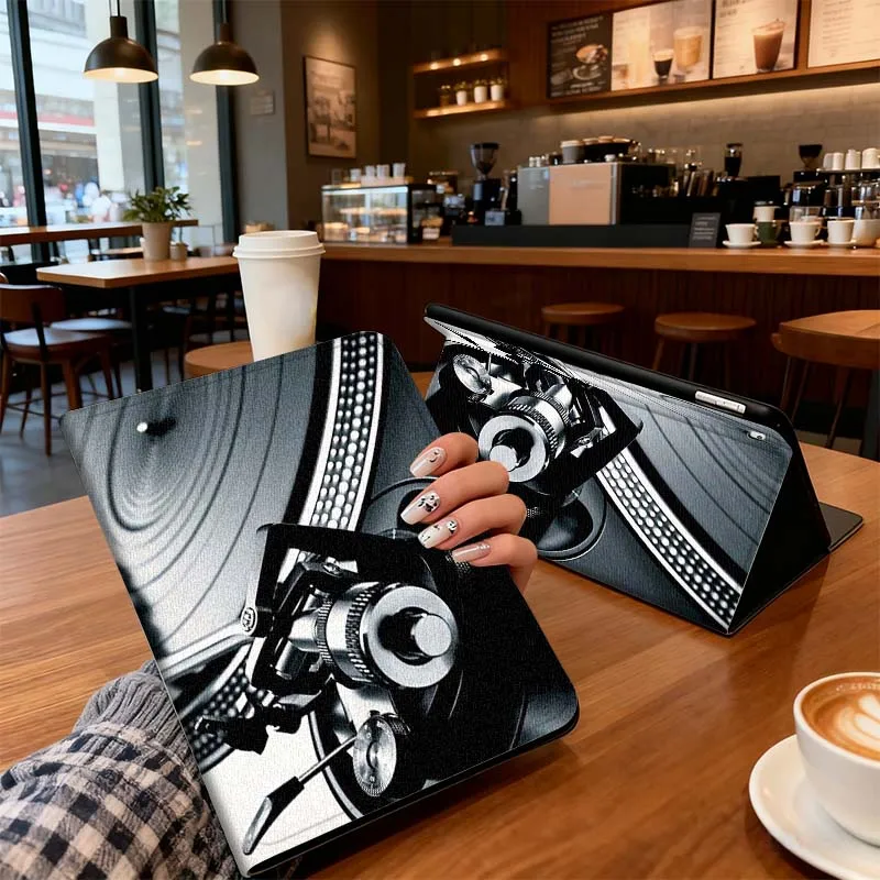 

Cool Music Records Pattern For iPad Pro Air Mini 2 3 4 5 6 7 7th 8th 9th 10th 11th 10.2 9.7 10.5 10.9 11 13 Inch Tablet Case