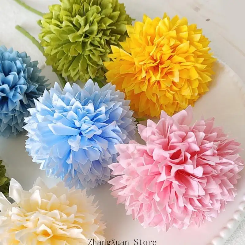Künstlicher Blumenzweig in verschiedenen Farben, 12-teiliges Set für Vasenpräsentation, Regalakzent, Fenstergestaltung und – Detail 2